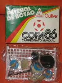 Futebol de botão antigo Copa Europa anos 80 90
